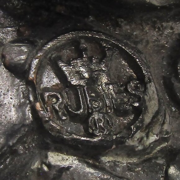 Rubies Couple Dancing Tango Metal Sculpture - Picture 8 of 12